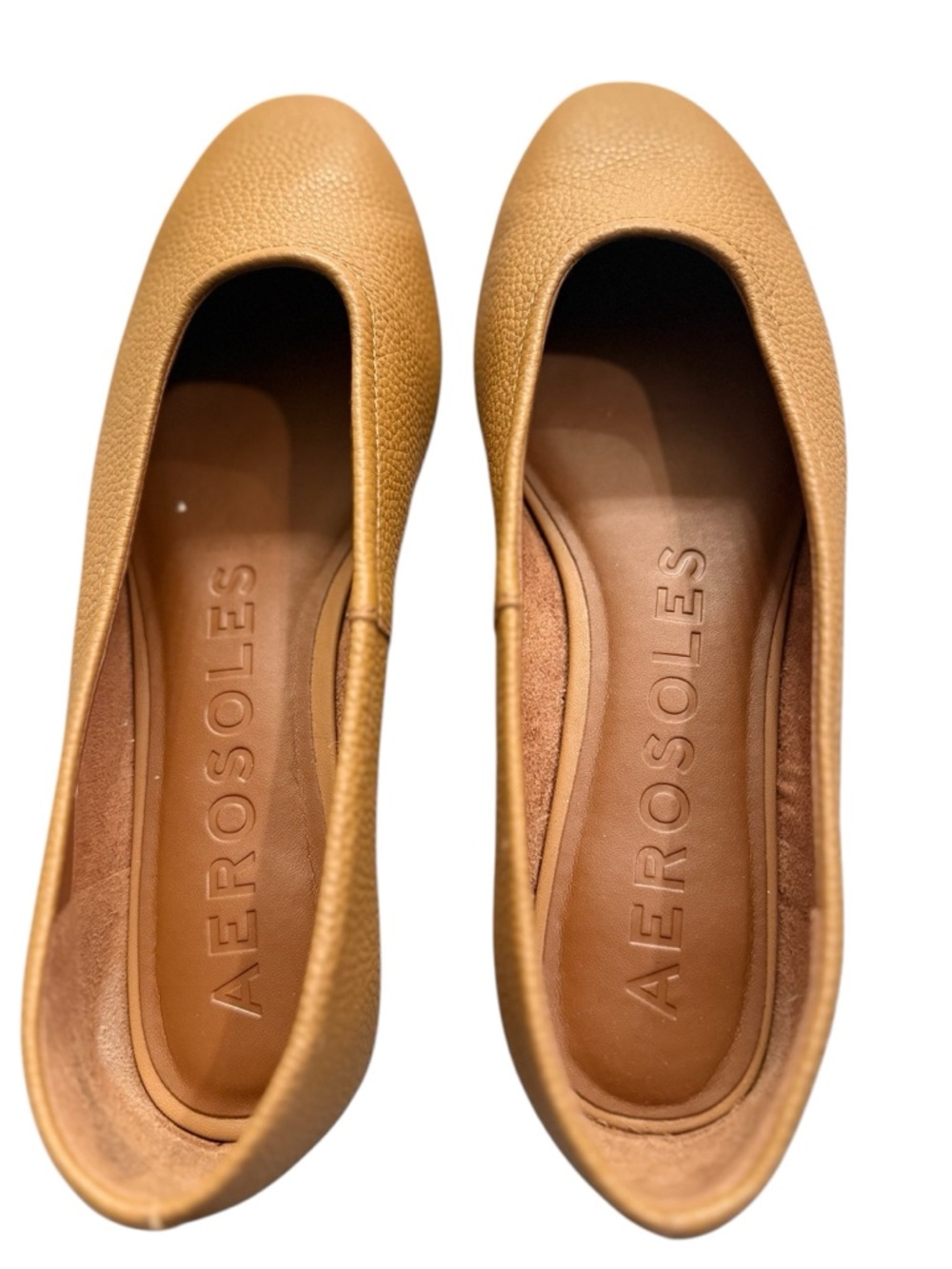 AEROSOLES Amelie Caramel Ballet Flats - Picture 7 of 13